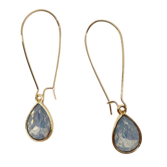 ⭐️❤️ FREE Tear Drop Water Rain Boho Peasant Hipster Hippie Deco Farm Earrings - Picture 1 of 8
